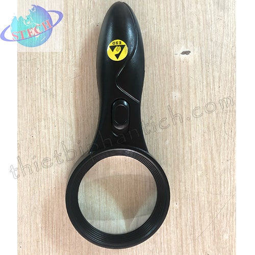 Kính lúp cầm tay chống tĩnh điện ESD 5X LED